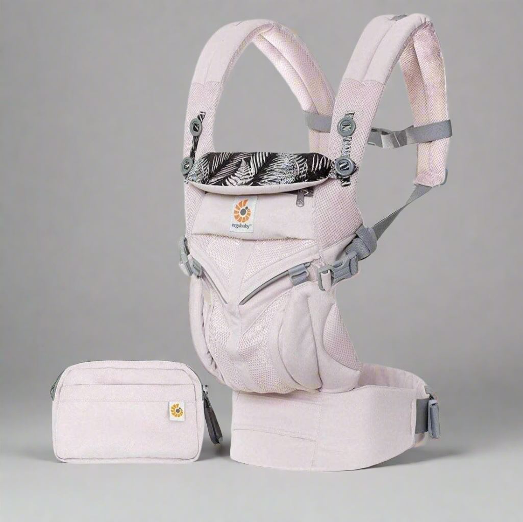 Porte Bébé - BreathBabyBag™ - Rose Maille - Kidyma