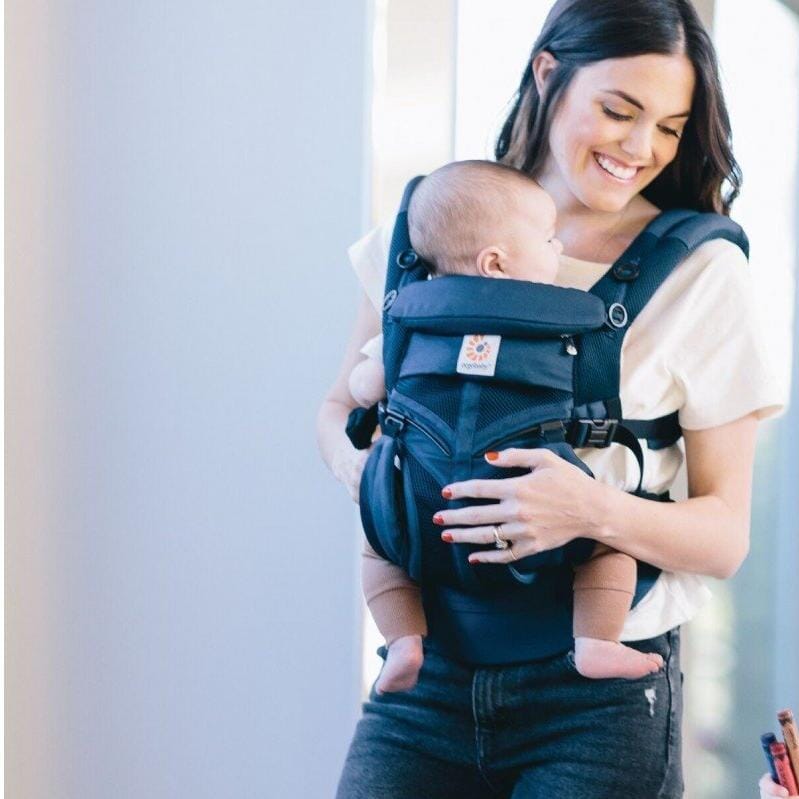 Porte Bébé - BreathBabyBag™ - Bleu Marine - Kidyma