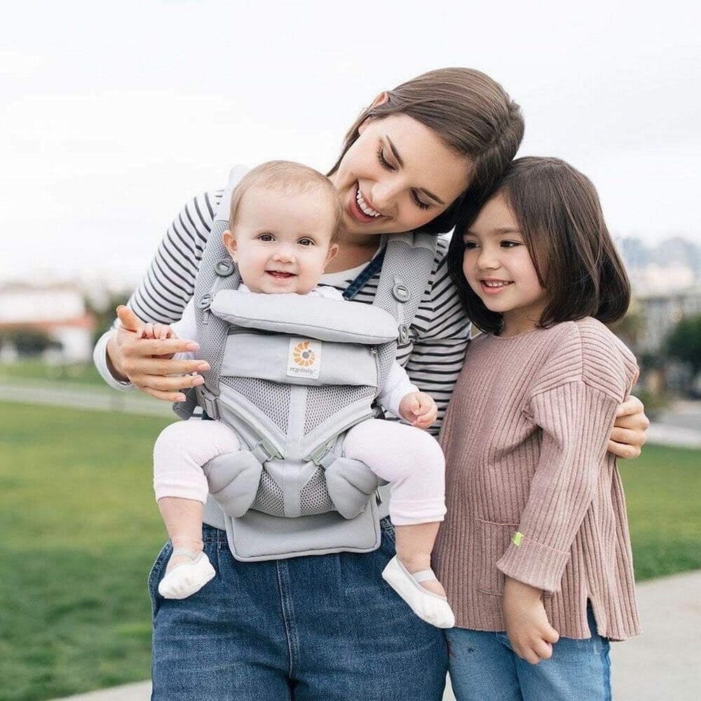 Porte Bébé - BreathBabyBag™ - Gris - Kidyma
