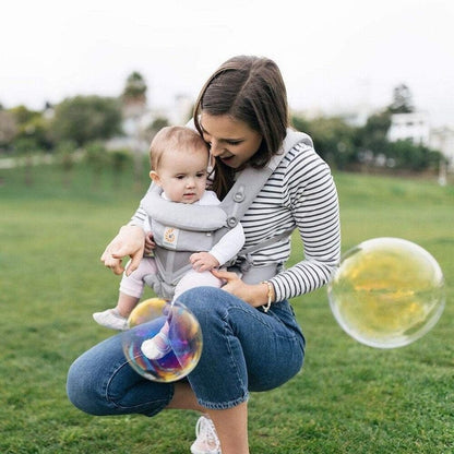 Porte Bébé - BreathBabyBag™ - Gris - Kidyma